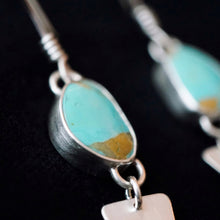 Load image into Gallery viewer, :: Nile Earrings :: Kingman Turquoise
